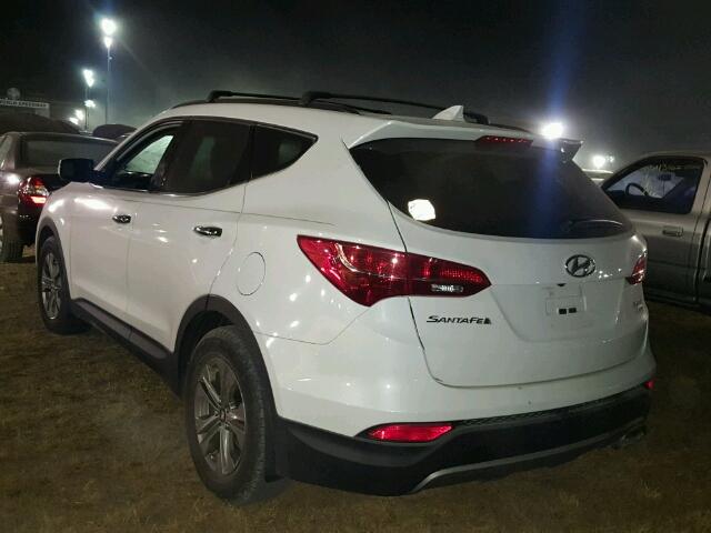 5XYZUDLB3GG308963 - 2016 HYUNDAI SANTA FE S WHITE photo 3