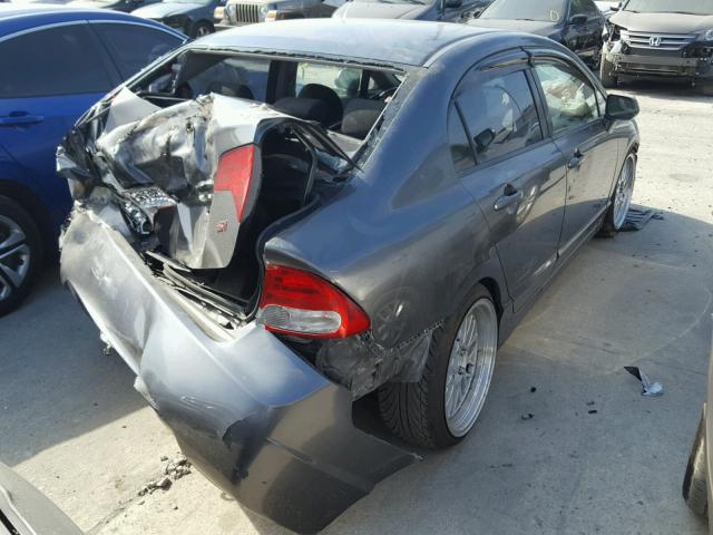 2HGFA55539H703238 - 2009 HONDA CIVIC SI GRAY photo 4