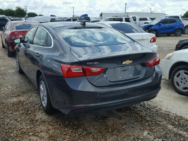 1G1ZB5ST6JF148442 - 2018 CHEVROLET MALIBU LS გრაფიტი ფოტო 3