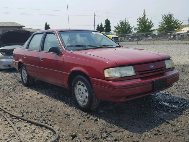 2FAPP36X7NB197244 - 1992 FORD TEMPO GL RED photo 1