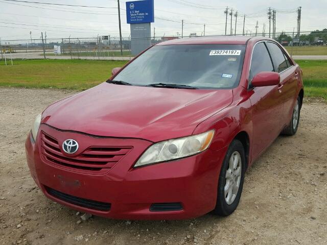 4T1BE46KX7U089388 - 2007 TOYOTA CAMRY NEW RED photo 2