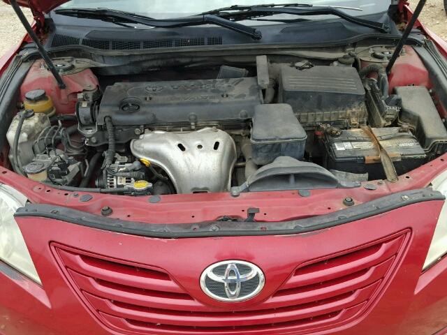 4T1BE46KX7U089388 - 2007 TOYOTA CAMRY NEW RED photo 7