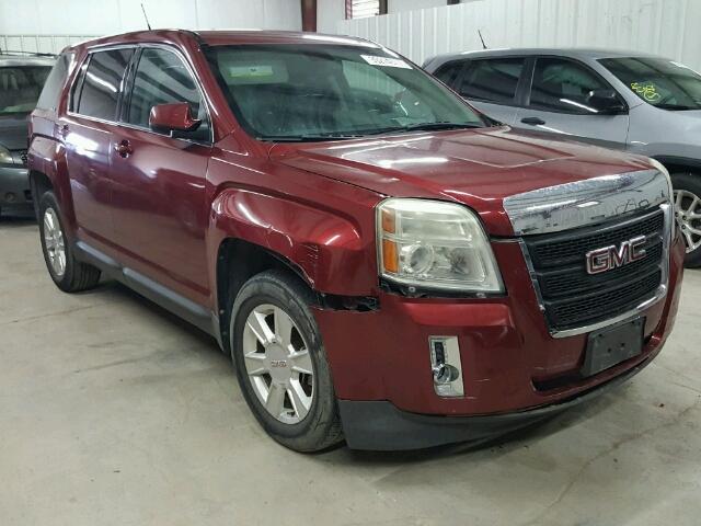 2CTALBEW7A6374235 - 2010 GMC TERRAIN MAROON photo 1