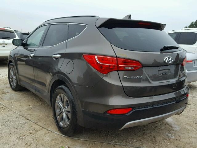 5XYZU3LB3DG113676 - 2013 HYUNDAI SANTA FE S GRAY photo 3