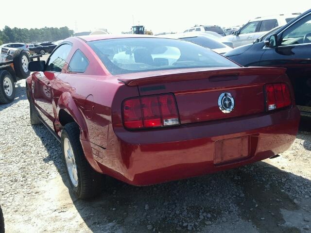 1ZVHT80N085146592 - 2008 FORD MUSTANG RED photo 3