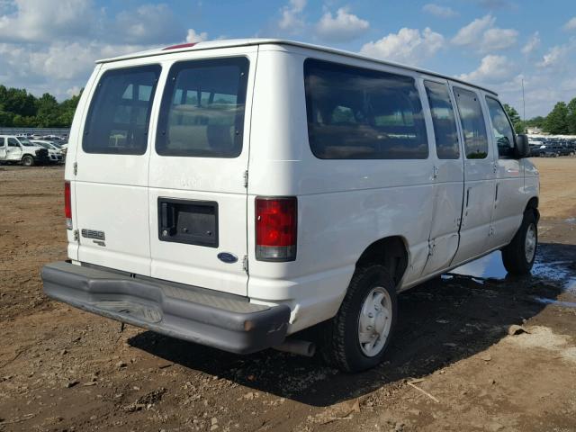 1FBNE31L37DA57236 - 2007 FORD ECONOLINE WHITE photo 4