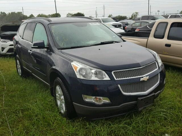 1GNKRGED6CJ254501 - 2012 CHEVROLET TRAVERSE BLUE photo 1