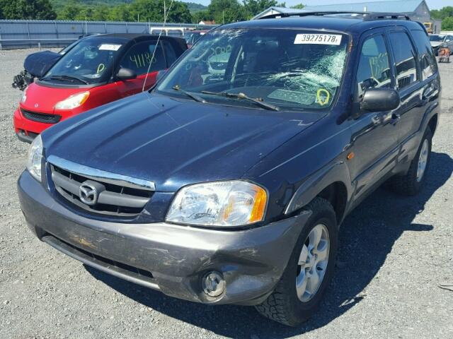 4F2CZ96153KM10325 - 2003 MAZDA TRIBUTE ES BLUE photo 2