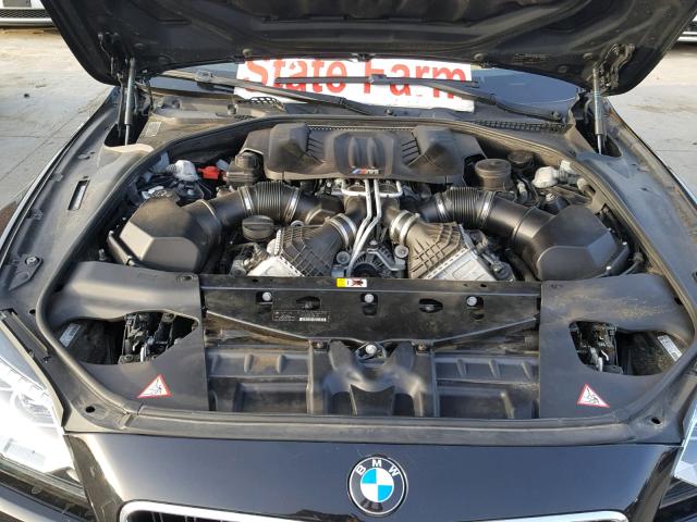 WBSLZ9C50DDZ78181 - 2013 BMW M6 BLACK photo 7