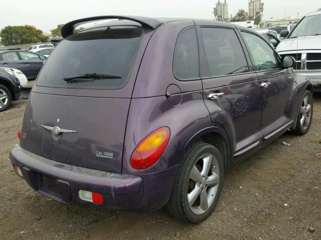 3C8FY78G64T219548 - 2004 CHRYSLER PT CRUISER PURPLE photo 4