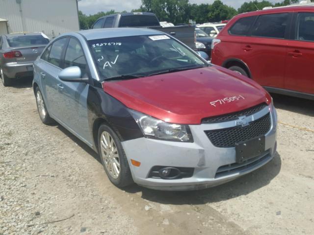 1G1PJ5S97B7229962 - 2011 CHEVROLET CRUZE ECO BLUE photo 1