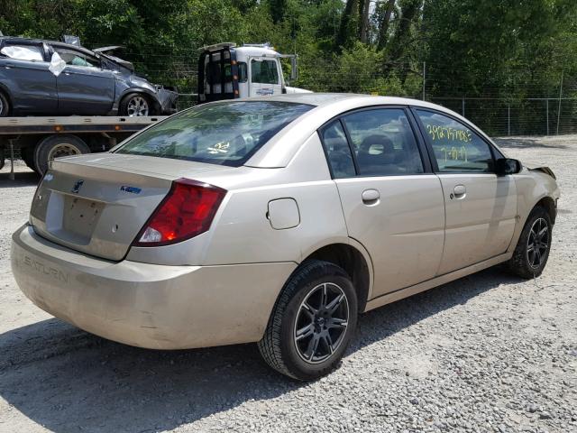 1G8AJ52F64Z169144 - 2004 SATURN ION LEVEL TAN photo 4