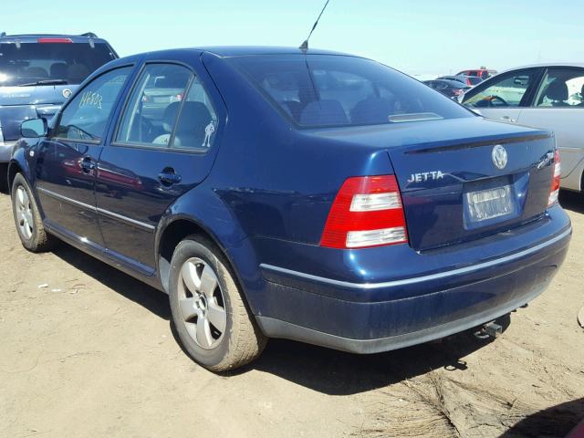 3VWSR69M64M105438 - 2004 VOLKSWAGEN JETTA GLS BLUE photo 3