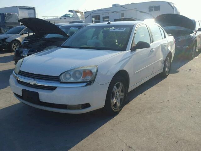 1G1ZU54874F236469 - 2004 CHEVROLET MALIBU WHITE photo 2