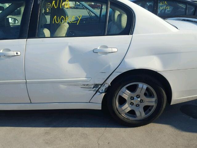 1G1ZU54874F236469 - 2004 CHEVROLET MALIBU WHITE photo 9