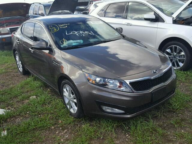 5XXGN4A75DG211430 - 2013 KIA OPTIMA GRAY photo 1