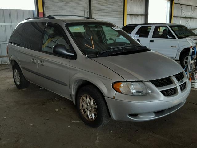 1B4GP45362B506540 - 2002 DODGE CARAVAN SP GRAY photo 1