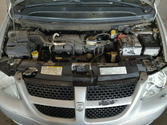 1B4GP45362B506540 - 2002 DODGE CARAVAN SP GRAY photo 7