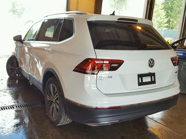 3VV2B7AX1JM012908 - 2018 VOLKSWAGEN TIGUAN SE WHITE photo 3