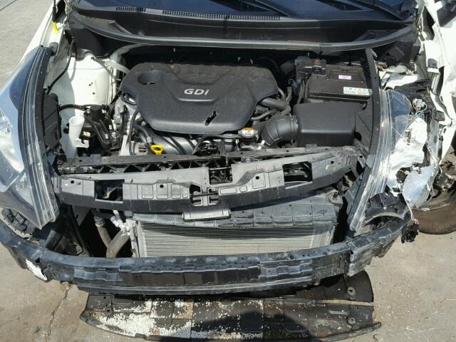 KNADM4A36F6507168 - 2015 KIA RIO LX WHITE photo 7