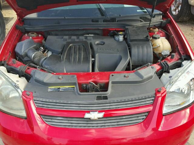 1G1AB1F52A7168439 - 2010 CHEVROLET COBALT LS RED photo 7