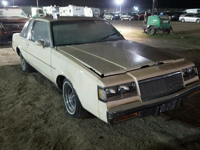 1G4AM47A4EH557819 - 1984 BUICK REGAL CREAM photo 1