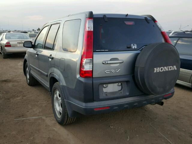 JHLRD78566C018307 - 2006 HONDA CR-V SILVER photo 3