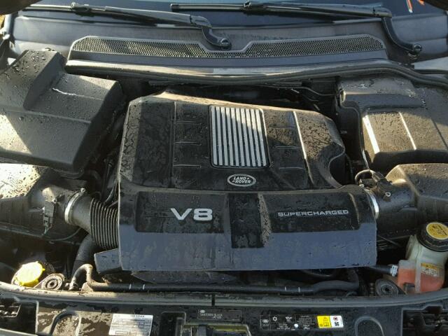 SALSH2E45BA279444 - 2011 LAND ROVER RANGE ROVE CHARCOAL photo 7