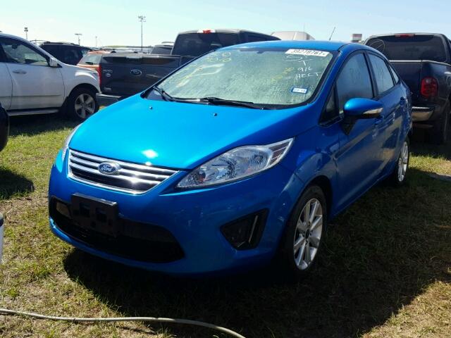 3FADP4BJ2DM204477 - 2013 FORD FIESTA SE BLUE photo 2