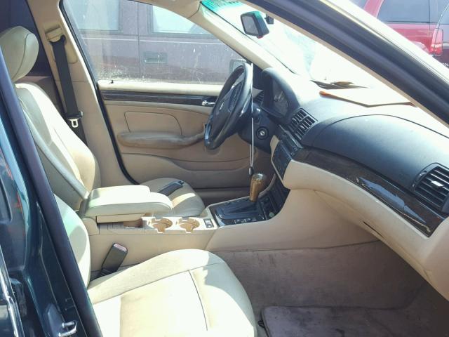 WBAAV534X1JS90631 - 2001 BMW 330I GREEN photo 5