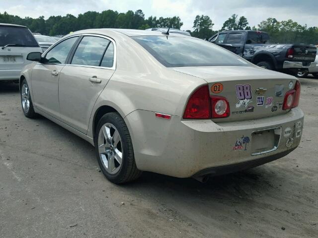 1G1ZH57B494184555 - 2009 CHEVROLET MALIBU 1LT CREAM photo 3