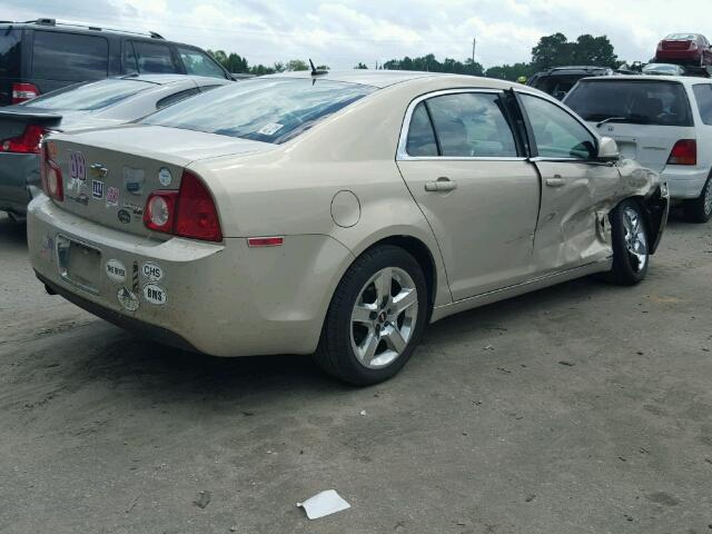 1G1ZH57B494184555 - 2009 CHEVROLET MALIBU 1LT CREAM photo 4