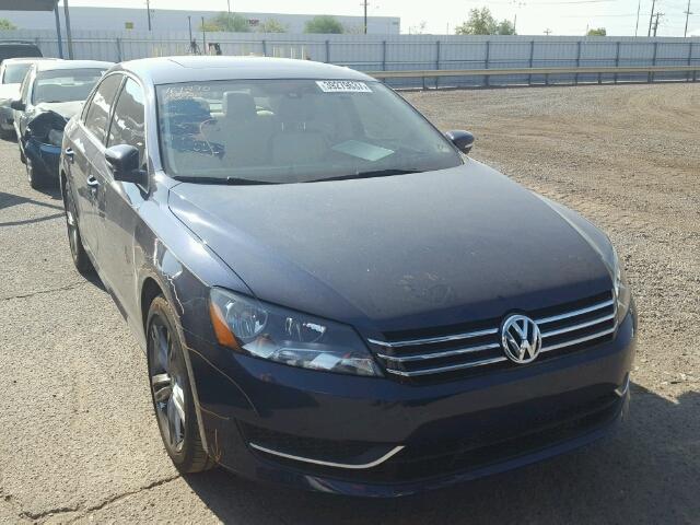 1VWBT7A36EC040023 - 2014 VOLKSWAGEN PASSAT BLUE photo 1