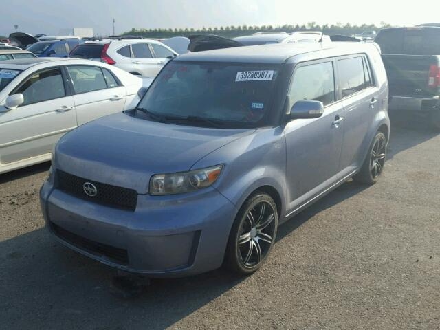 JTLKE50E691076935 - 2009 SCION XB BLUE photo 2