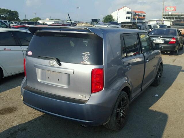 JTLKE50E691076935 - 2009 SCION XB BLUE photo 4