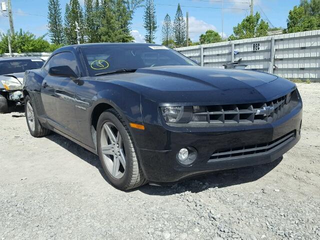 2G1FB1ED9B9146128 - 2011 CHEVROLET CAMARO LT BLACK photo 1