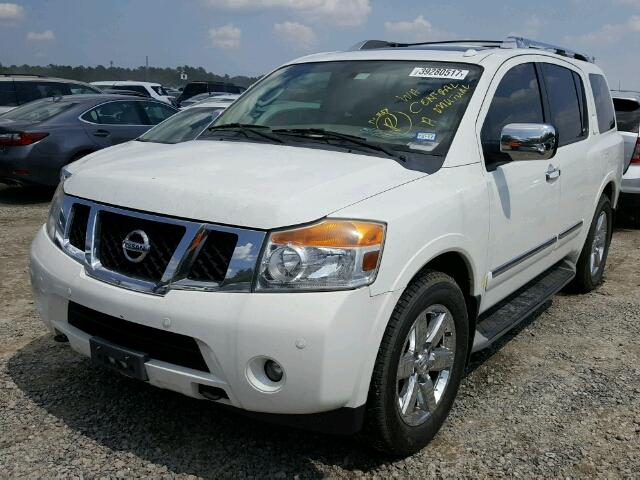 5N1BA0NF20CN60471 - 2012 NISSAN ARMADA WHITE photo 2