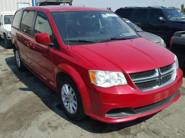 2C4RDGCG4DR688402 - 2013 DODGE GRAND CARA RED photo 1