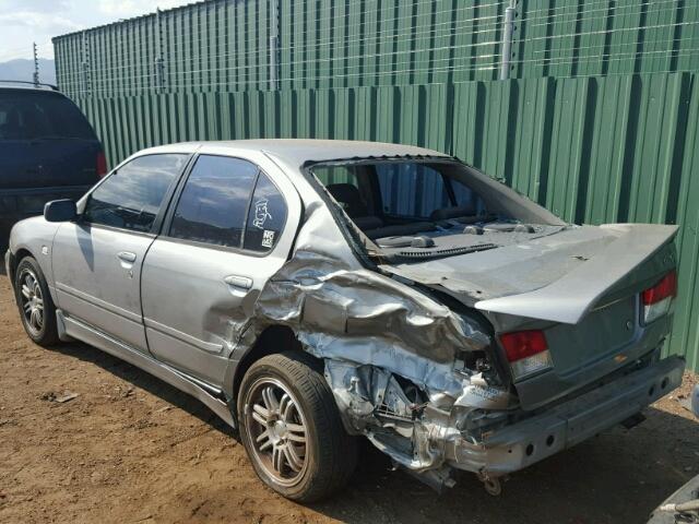 JNKCP11A31T407346 - 2001 INFINITI G20 SILVER photo 3