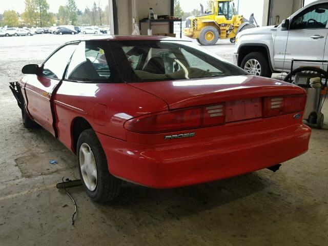 1ZVCT20A1P5237535 - 1993 FORD PROBE BASE RED photo 3