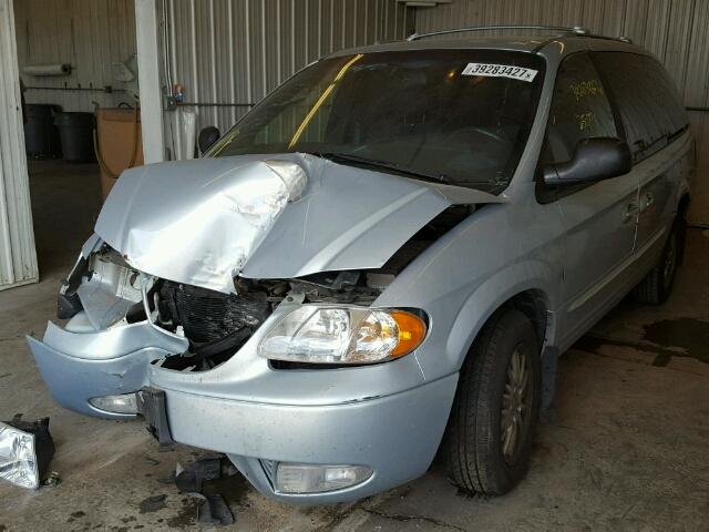 2C8GP64L62R595865 - 2002 CHRYSLER TOWN & COU 蓝色 照片 2