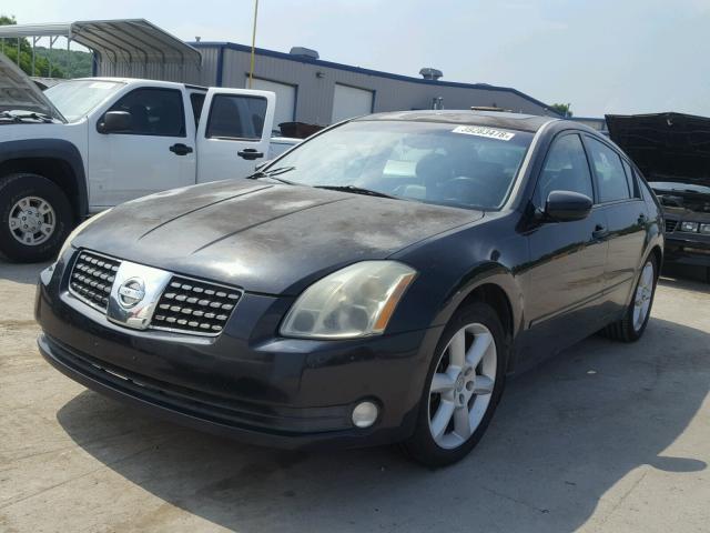 1N4BA41E74C910407 - 2004 NISSAN MAXIMA SE BLACK photo 2