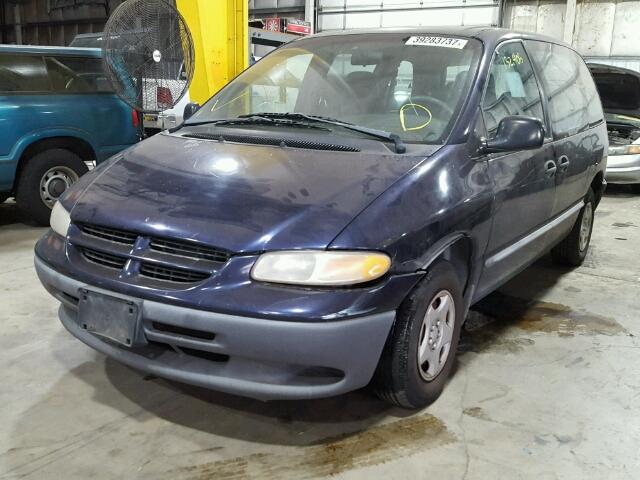 2B4GP25R8XR262987 - 1999 DODGE CARAVAN PURPLE photo 2