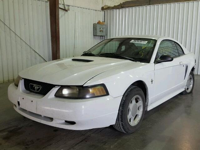 1FAFP40441F127130 - 2001 FORD MUSTANG WHITE photo 2