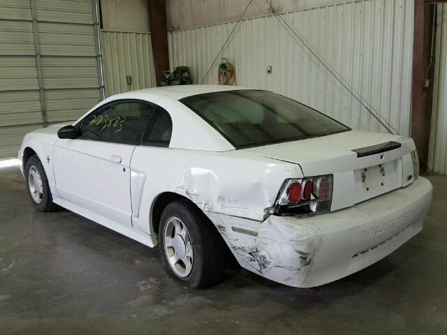 1FAFP40441F127130 - 2001 FORD MUSTANG WHITE photo 3