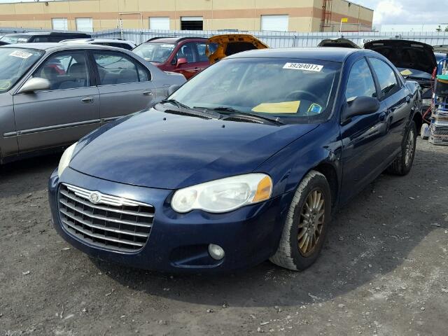 1C3EL56T26N241540 - 2006 CHRYSLER SEBRING TO BLUE photo 2