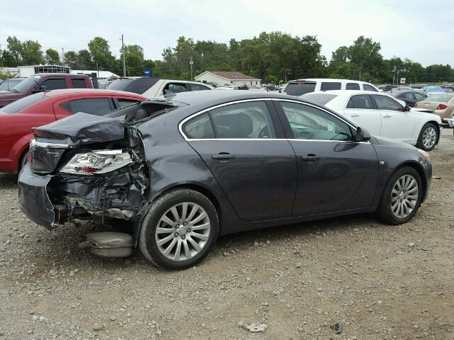 W04GN5EC5B1007307 - 2011 BUICK REGAL CXL GRAY photo 9