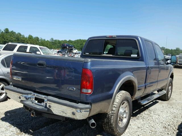 1FTSW21597EA22461 - 2007 FORD F250 SUPER BLUE photo 4