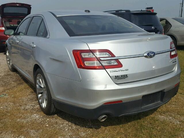 1FAHP2F81DG232665 - 2013 FORD TAURUS LIM SILVER photo 3