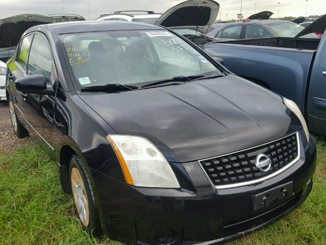 3N1AB61E38L694258 - 2008 NISSAN SENTRA BLACK photo 1